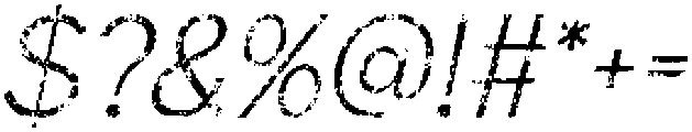 Brendie Stamp Italic otf (400) Font OTHER CHARS