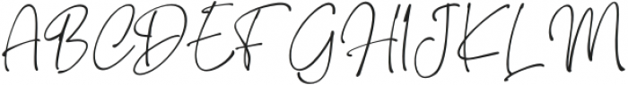 Brendria Signature otf (400) Font UPPERCASE
