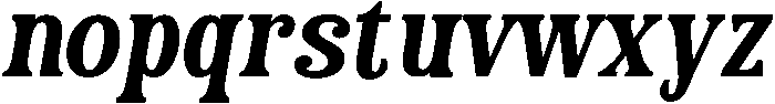 Brenoir Serif Logo Font Regular Italic otf (400) Font LOWERCASE