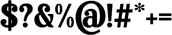 Brenoir Serif Logo Font Regular otf (400) Font OTHER CHARS