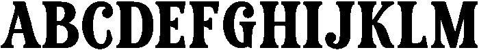Brenoir Serif Logo Font Regular otf (400) Font UPPERCASE