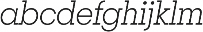 Breton Light It otf (300) Font LOWERCASE