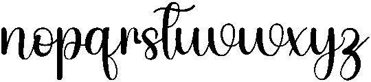 Brettany Regular otf (400) Font LOWERCASE