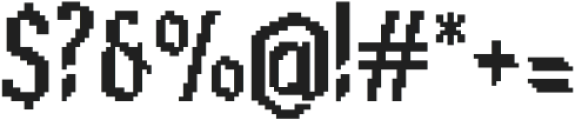 Brexamo Regular otf (400) Font OTHER CHARS