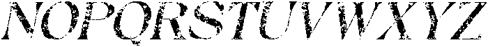 Briallen Stamp Italic otf (400) Font UPPERCASE