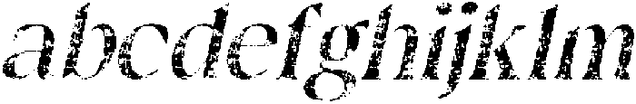 Briallen Stamp Italic otf (400) Font LOWERCASE