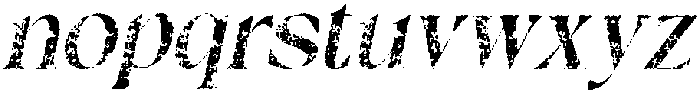 Briallen Stamp Italic otf (400) Font LOWERCASE