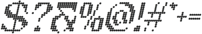 BriallenDisco-Italic otf (400) Font OTHER CHARS