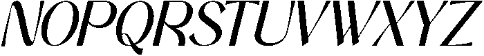 Brianhills Italic otf (400) Font UPPERCASE