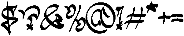 Brick Slash otf (400) Font OTHER CHARS