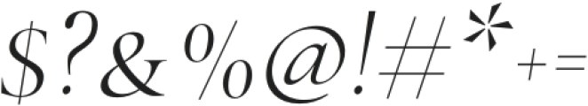 Bride Italic Condensed otf (400) Font OTHER CHARS