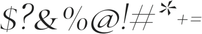 Bride Italic otf (400) Font OTHER CHARS
