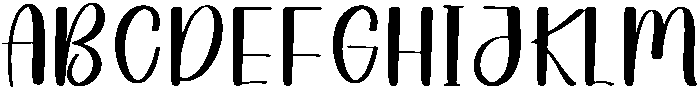 Bride Regular otf (400) Font UPPERCASE