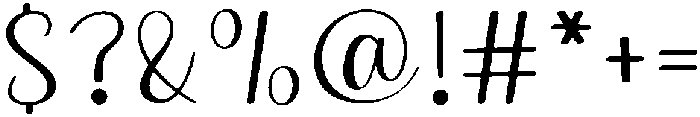 Bride Regular otf (400) Font OTHER CHARS