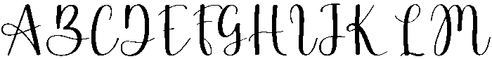 Bride Regular otf (400) Font UPPERCASE