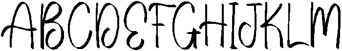 Bride Regular otf (400) Font UPPERCASE