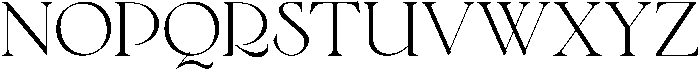 Bride Regular otf (400) Font UPPERCASE