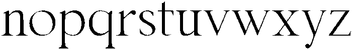 Bride Regular otf (400) Font LOWERCASE