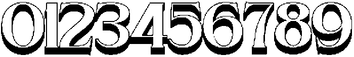 Brideside Bold 3D otf (700) Font OTHER CHARS