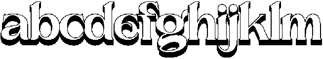 Brideside Bold 3D otf (700) FONT