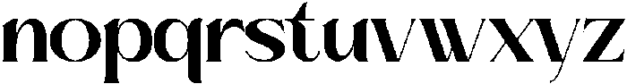 Brideside-Bold otf (700) Font LOWERCASE