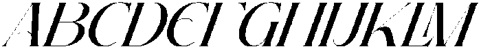 Brideside-Oblique otf (400) Font UPPERCASE