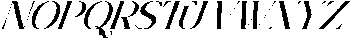Brideside-Oblique otf (400) Font UPPERCASE