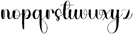 Bridesmaid Regular otf (400) Font LOWERCASE