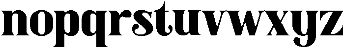 Bridge Regular otf (400) Font LOWERCASE