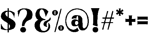 Bridge Regular otf (400) Font OTHER CHARS