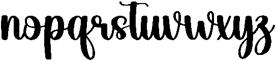 Bridgerton Regular otf (400) Font LOWERCASE