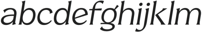 Bridgest Oblique otf (400) Font LOWERCASE