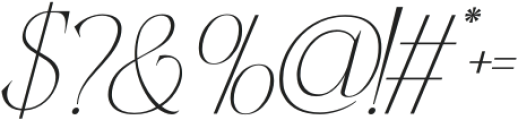 Bridging Progress Regular Italic otf (400) Font OTHER CHARS