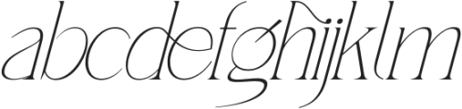 Bridging Progress Regular Italic otf (400) Font LOWERCASE