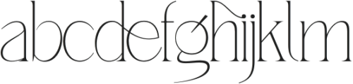 Bridging Progress Regular otf (400) Font LOWERCASE