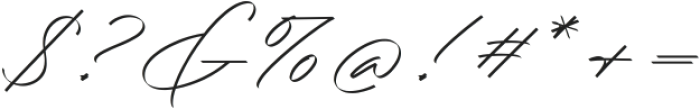 Brigend Signature otf (400) Font OTHER CHARS