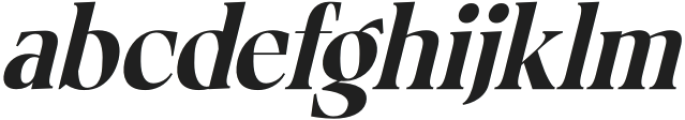 Brigfted Italic otf (400) Font LOWERCASE