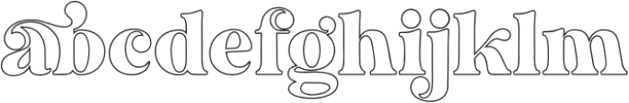 Brighser Special otf (400) Font LOWERCASE