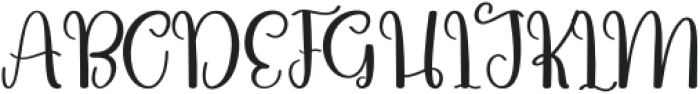 Bright Christmas Regular otf (400) Font UPPERCASE