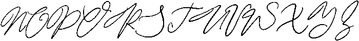 Bright Ending Regular otf (400) Font UPPERCASE