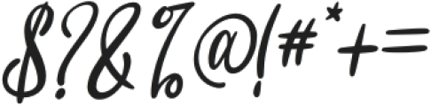Bright Jingle Italic otf (400) Font OTHER CHARS