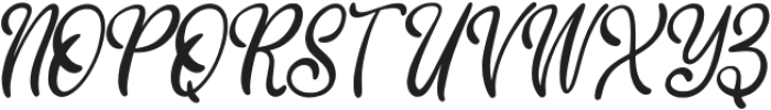 Bright Jingle Italic otf (400) Font UPPERCASE