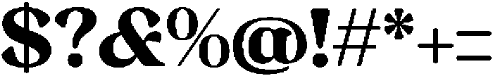 Bright Kondi otf (400) Font OTHER CHARS