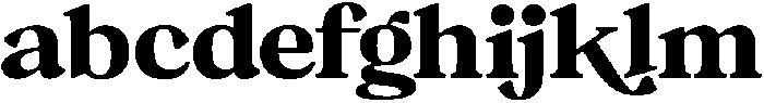 Bright Kondi otf (400) Font LOWERCASE
