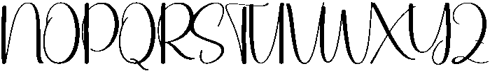 Bright Light Regular otf (300) Font UPPERCASE