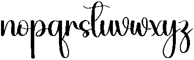 Bright Light Regular otf (300) Font LOWERCASE