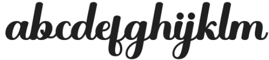 Bright Light Regular otf (300) Font LOWERCASE