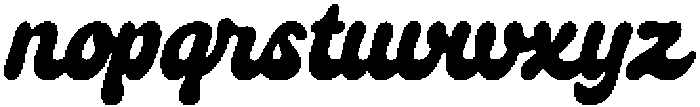 Bright Miracle Regular otf (400) Font LOWERCASE