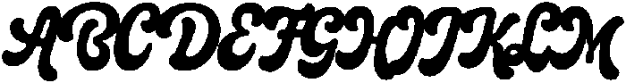 Bright Miracle ttf (400) Font UPPERCASE