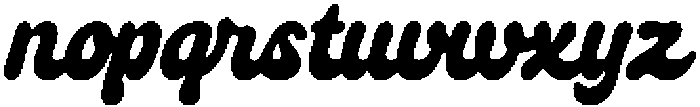 Bright Miracle ttf (400) Font LOWERCASE